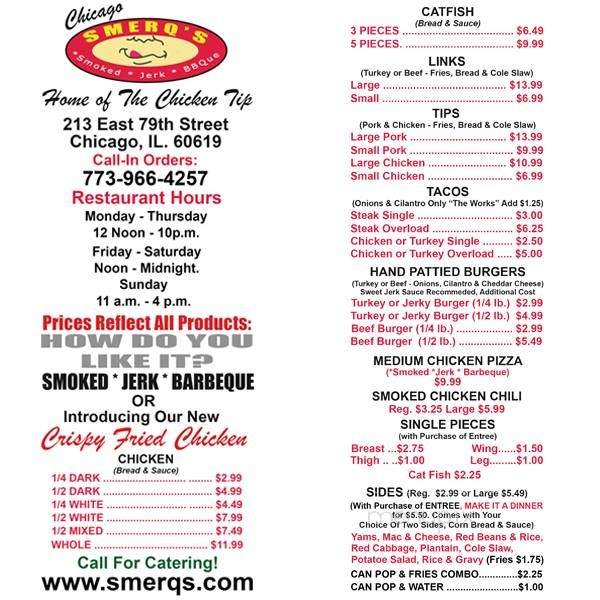 213 Cafe - Chicago, IL menu_pic