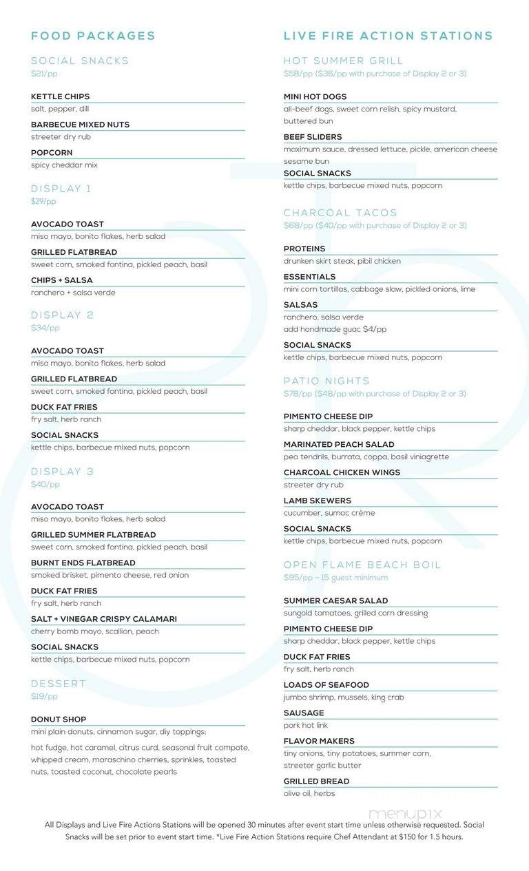 Streeterville Social - Chicago, IL menu_pic