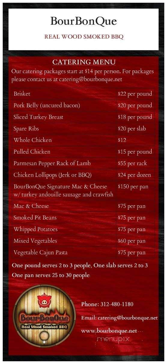 BourBonQue - Willow Springs, IL menu_pic