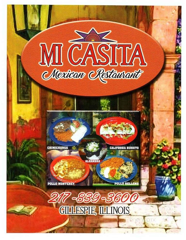 Mi Casita - Gillespie, IL menu_pic