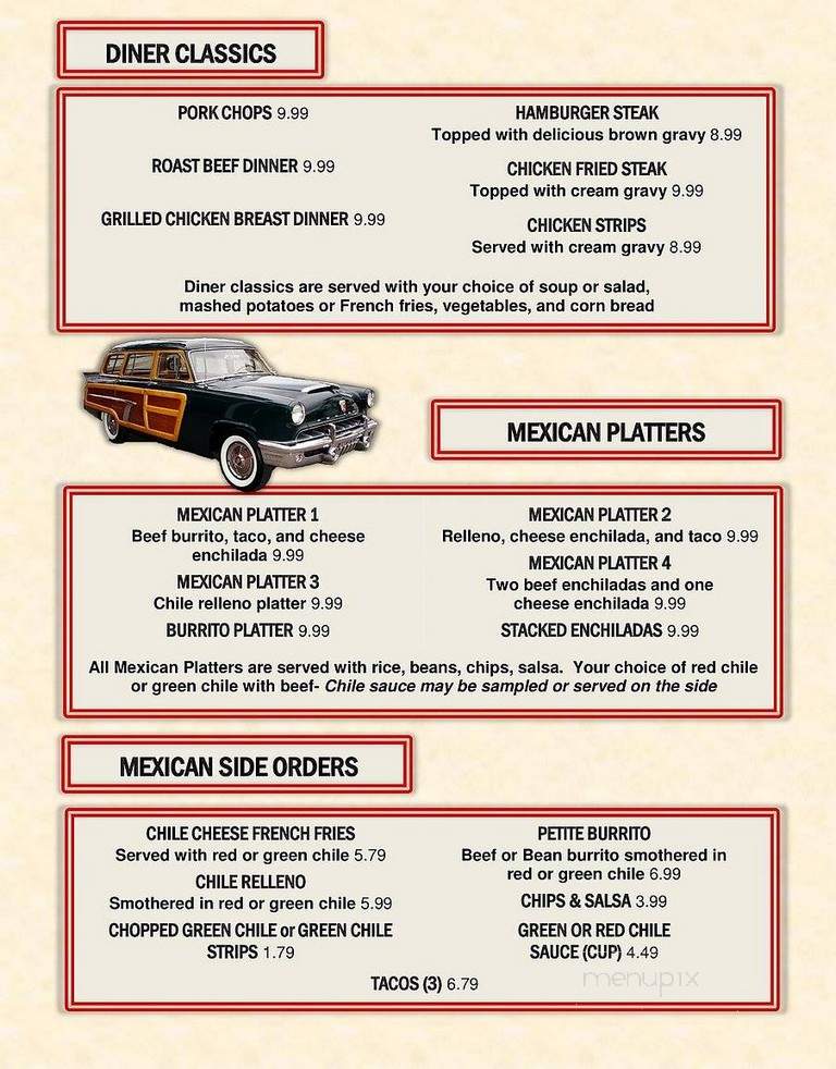 TJ'S Diner - Farmington, MO menu_pic