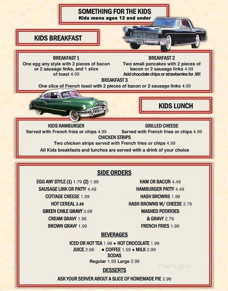 TJ'S Diner - Farmington, MO menu_pic