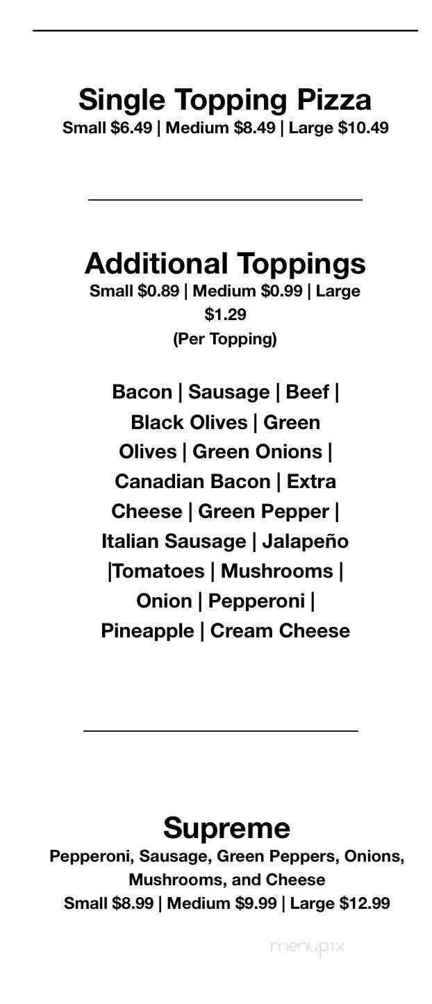 Papa G's Pizza Express - Miami, OK menu_pic