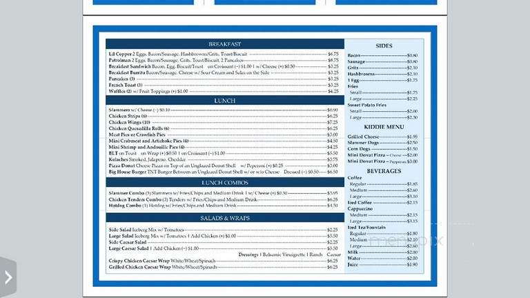 Cop a Donut - Kenner, LA menu_pic