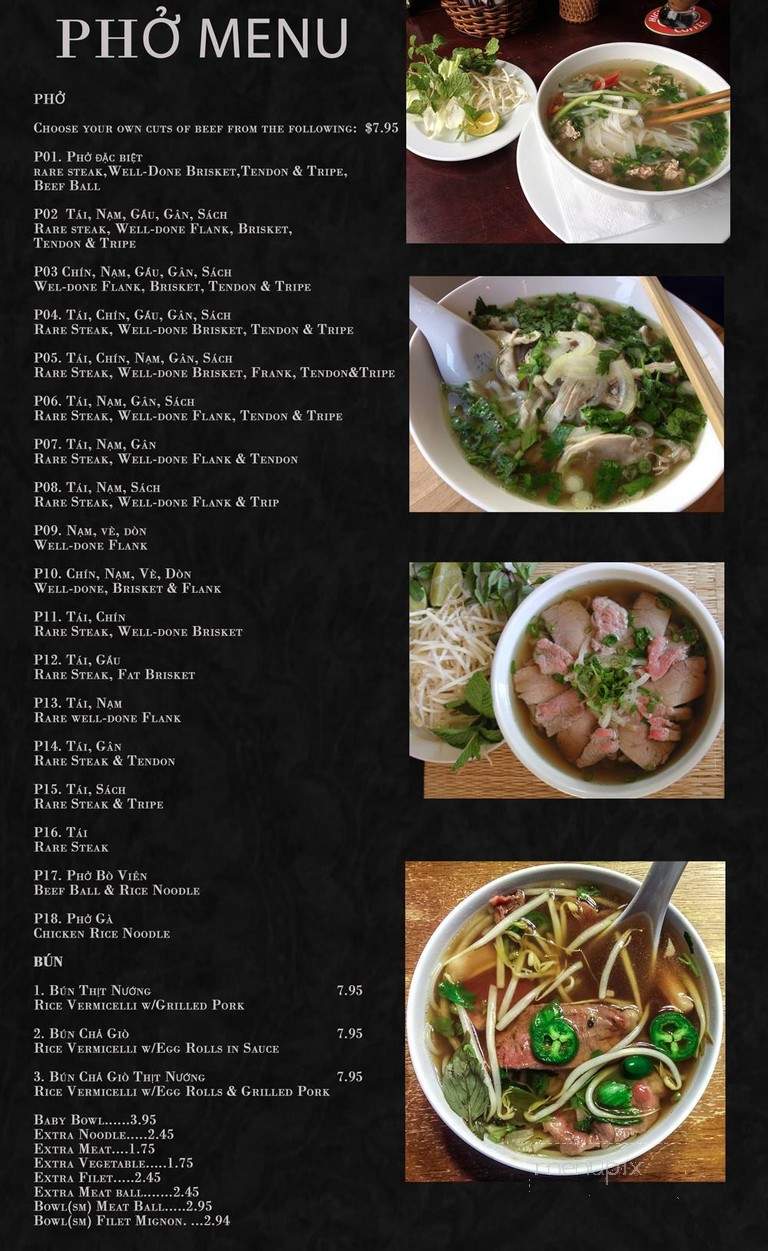 Yummy Thai - Irving, TX menu_pic