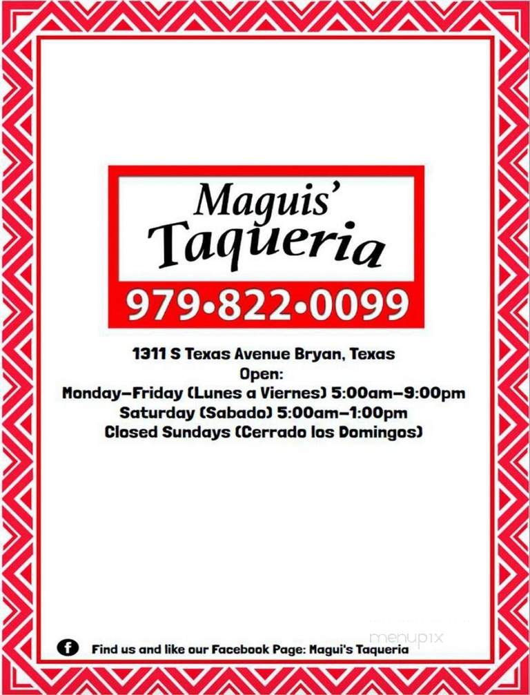Maggie's Taqueria - Bryan, TX