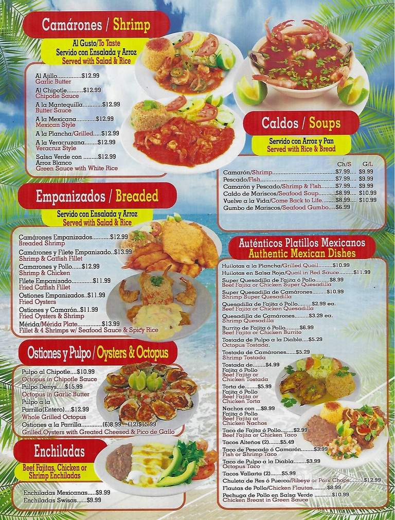Taqueria Los Jaliscienses #10 - Houston, TX menu_pic