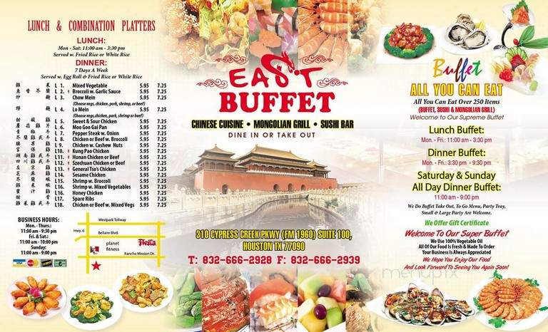 East Buffet - Houston, TX