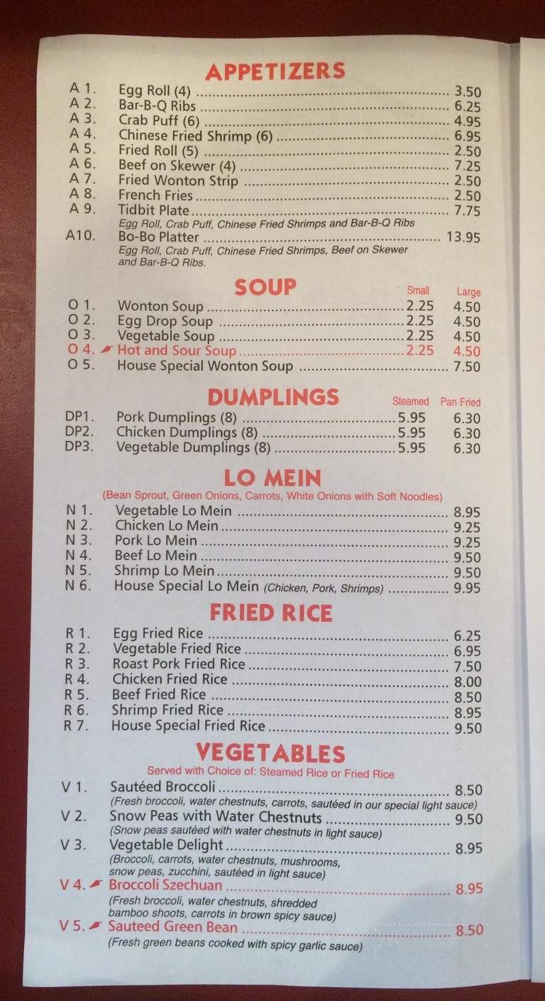 Golden Spoon - Cypress, TX menu_pic