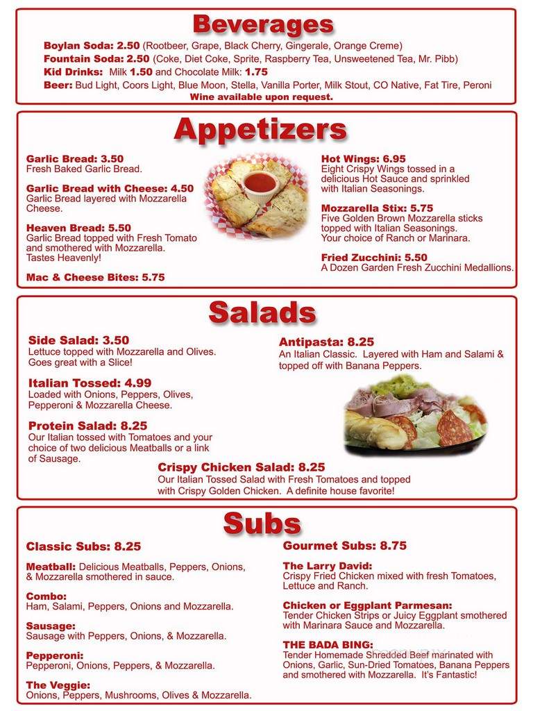 Brooklyn MC's - Littleton, CO menu_pic