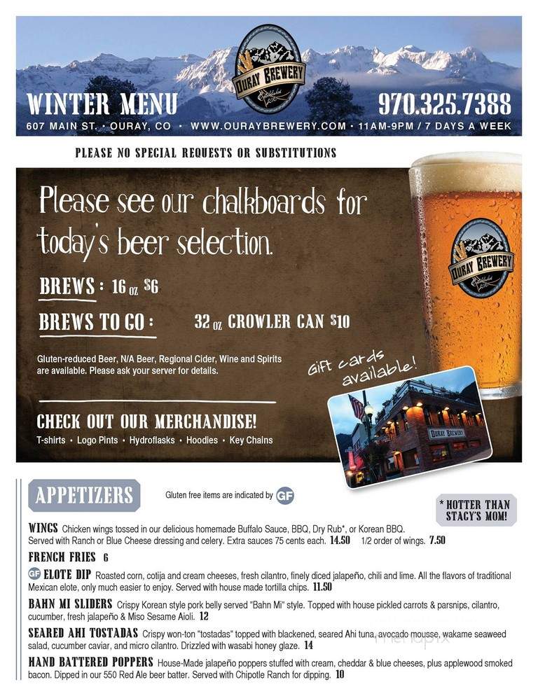 Ouray Brewery - Ouray, CO