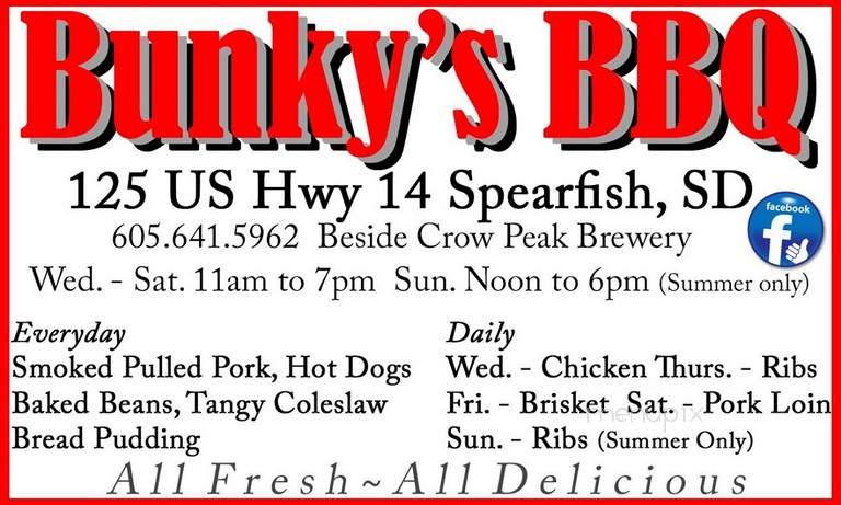 Bunky's BBQ - Spearfish, SD