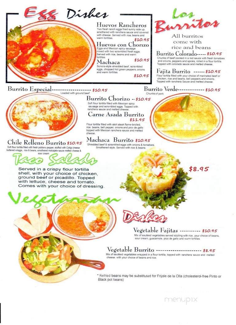 Los Cabos Family Mexican Restaurant - Afton, WY menu_pic