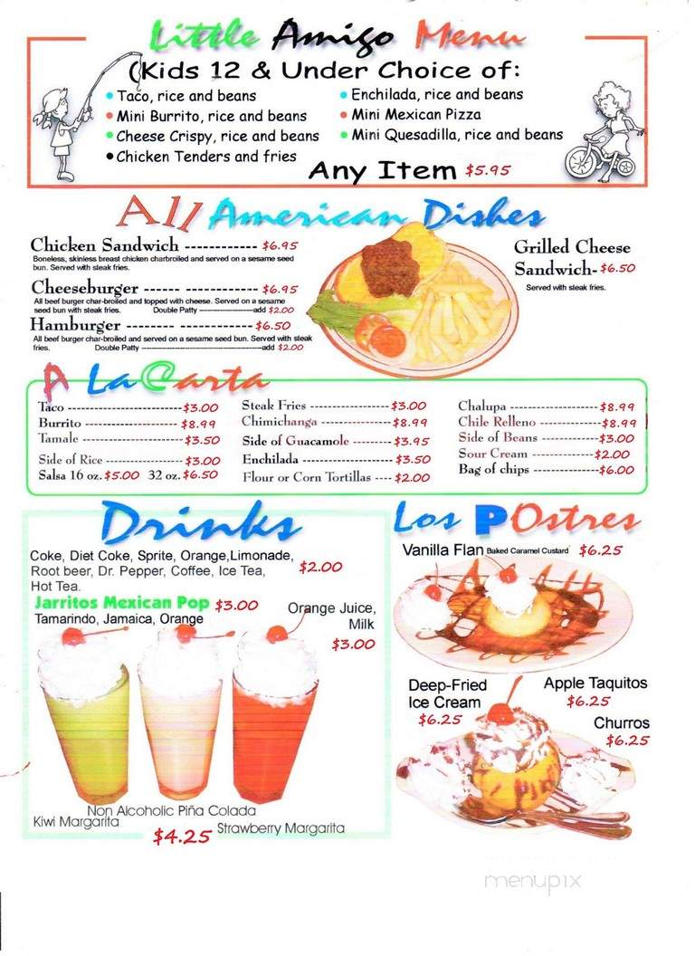 Los Cabos Family Mexican Restaurant - Afton, WY menu_pic