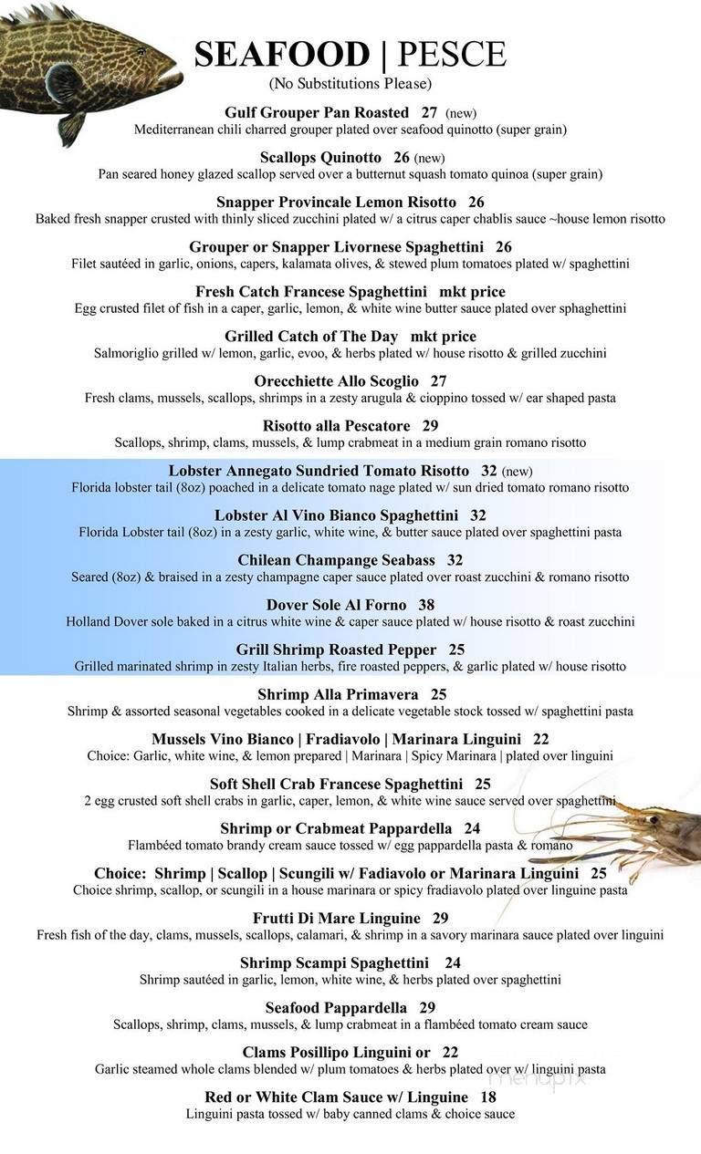 Enzo's Ristorante Italiano - Snowflake, AZ menu_pic