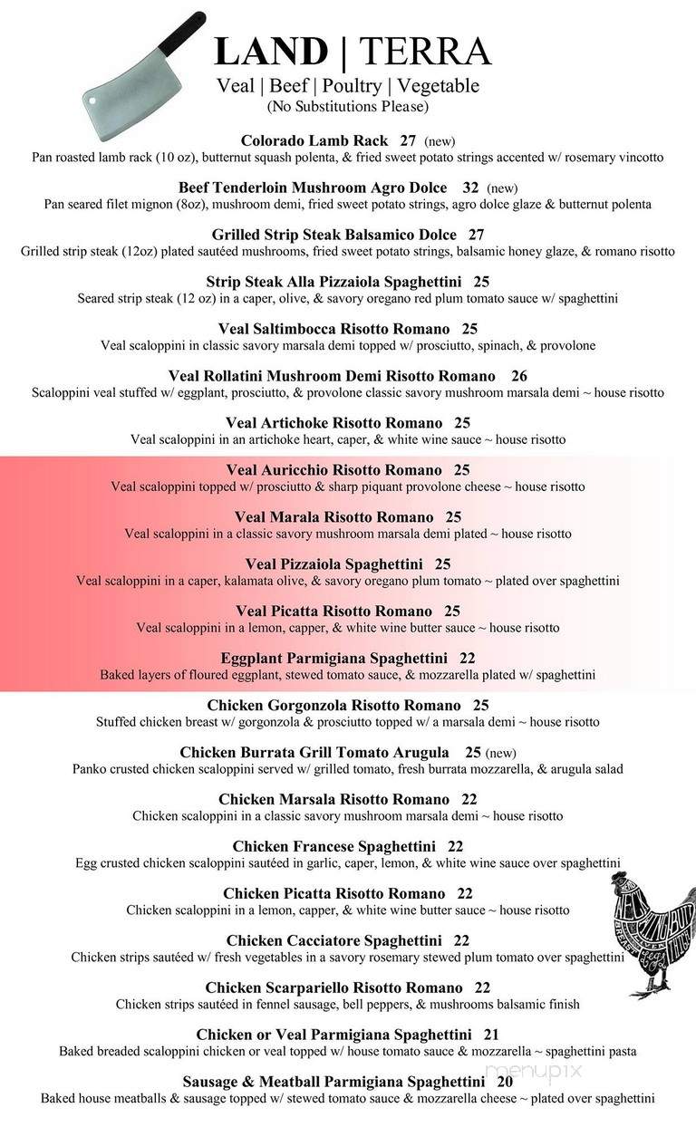 Enzo's Ristorante Italiano - Snowflake, AZ menu_pic