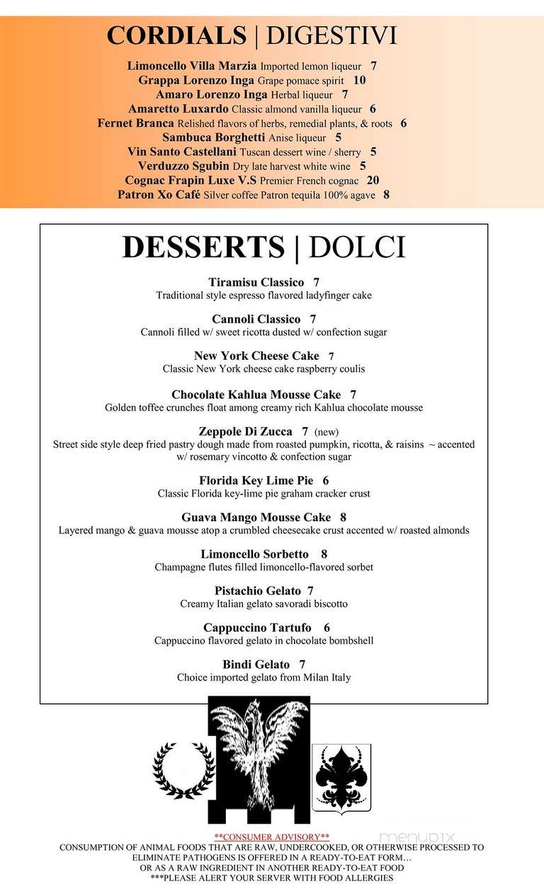 Enzo's Ristorante Italiano - Snowflake, AZ menu_pic