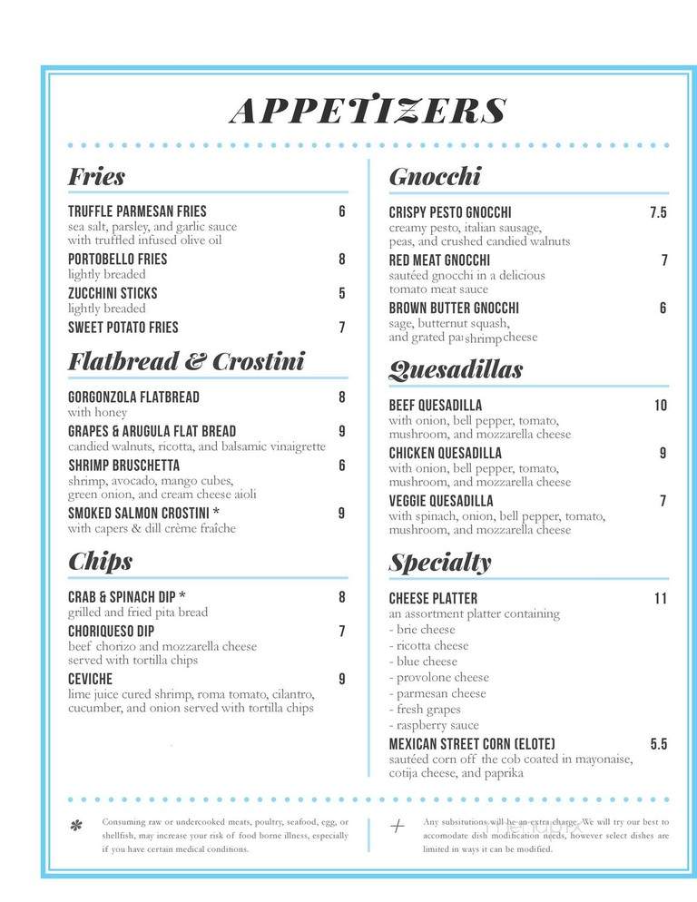 The Sparklings - Las Vegas, NV menu_pic