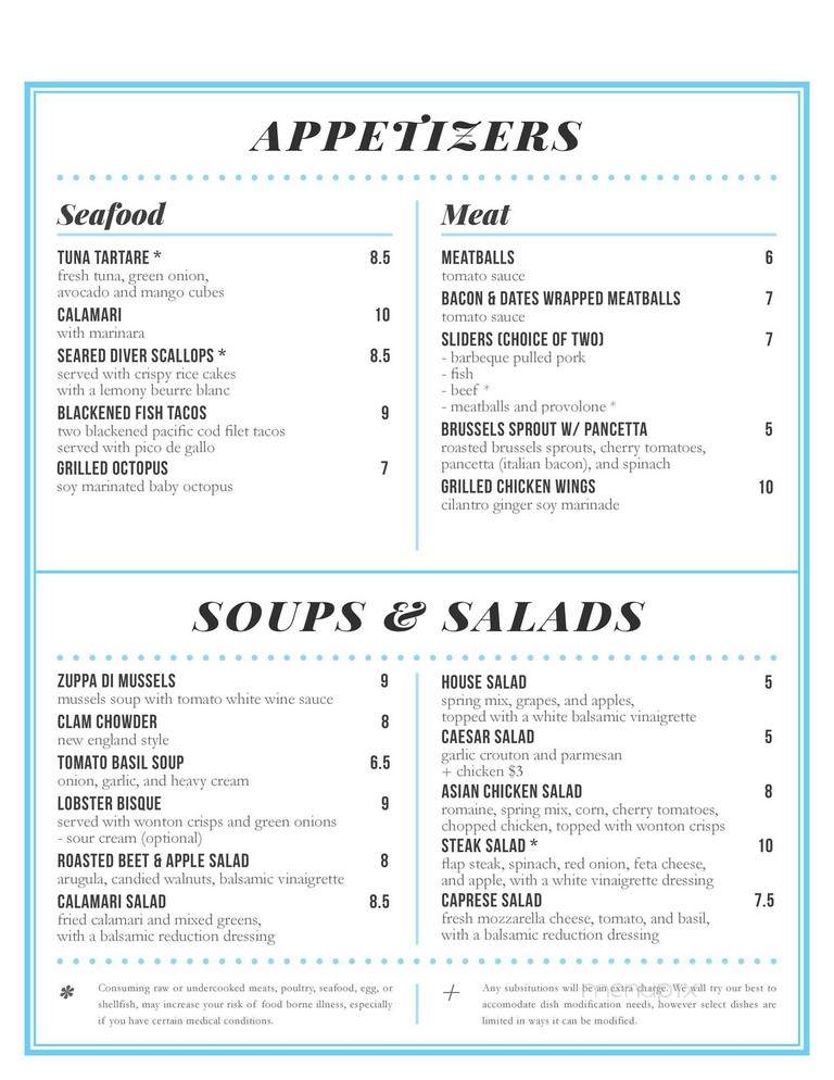 The Sparklings - Las Vegas, NV menu_pic