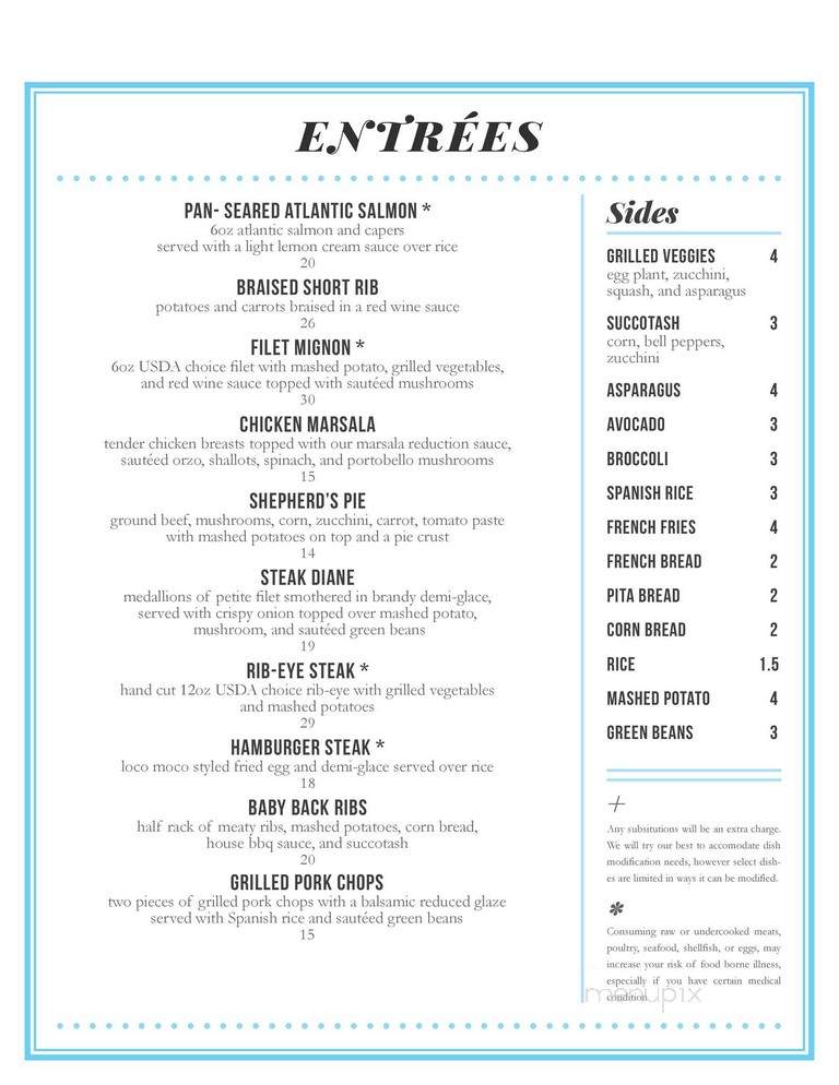 The Sparklings - Las Vegas, NV menu_pic