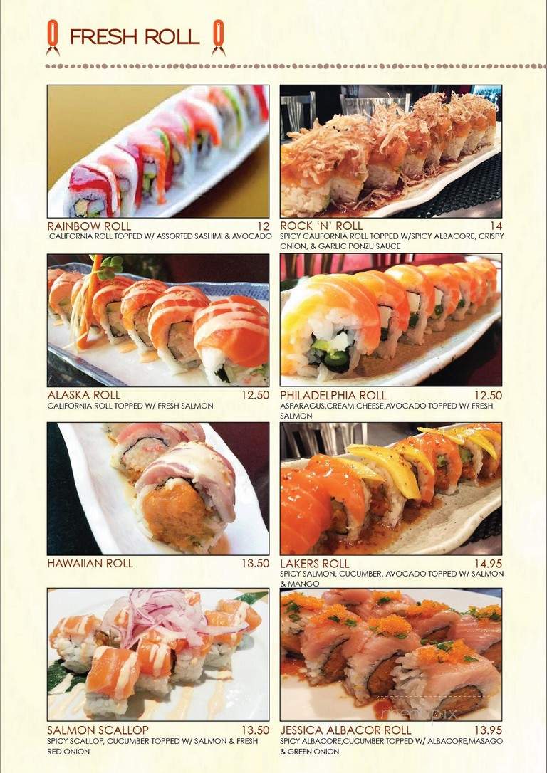 Kumadori - Glendale, CA menu_pic