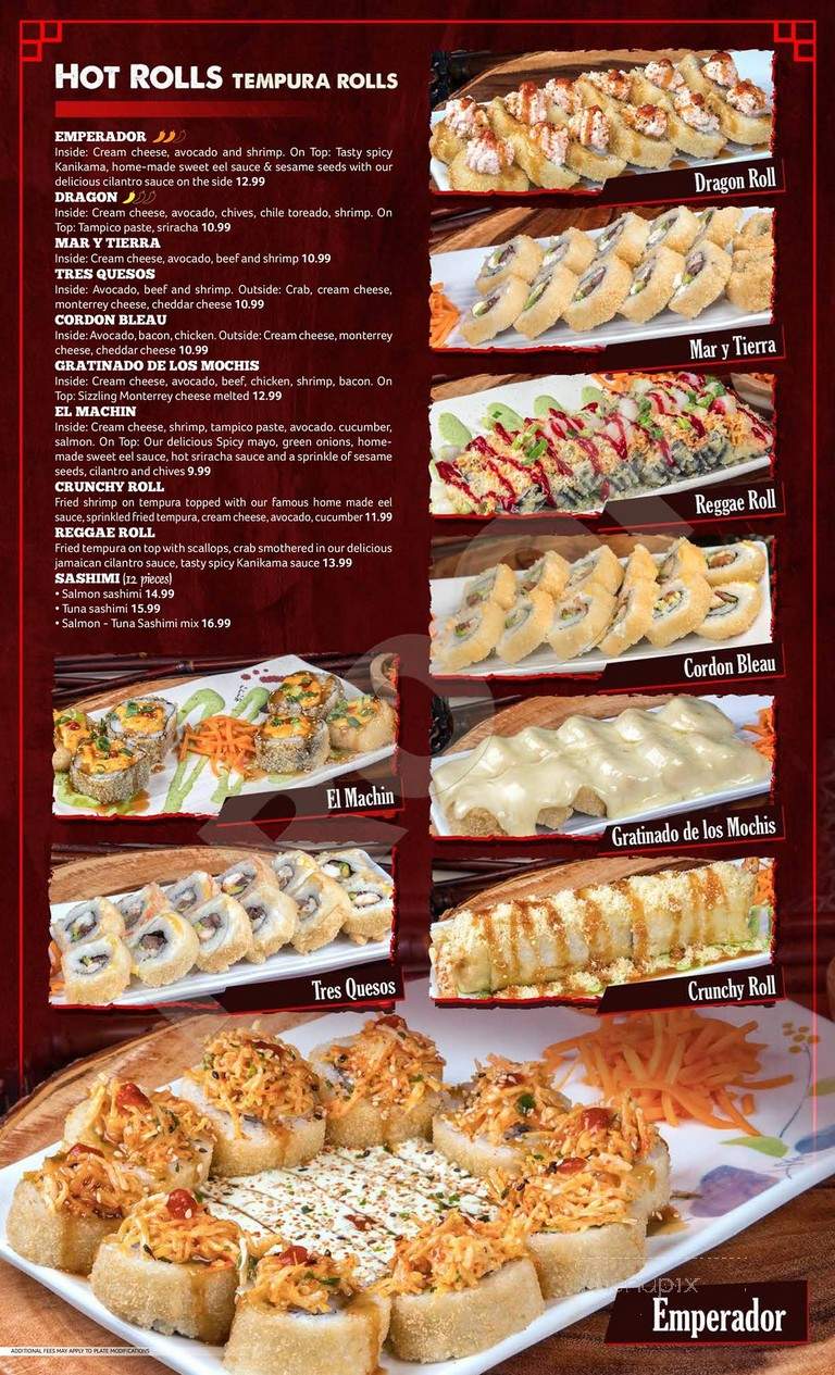 El Sushi Loco - Downey, CA menu_pic