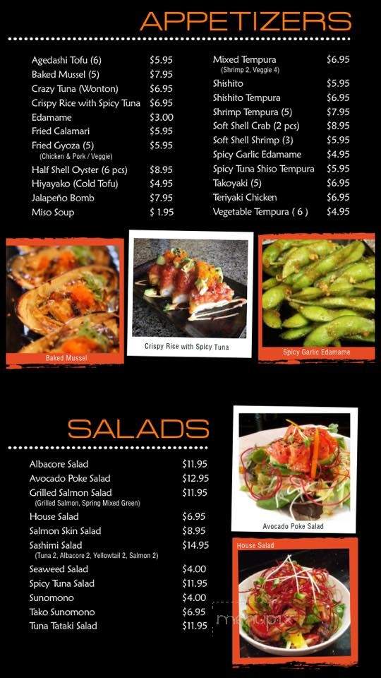Achita Sushi - Santa Clarita, CA menu_pic