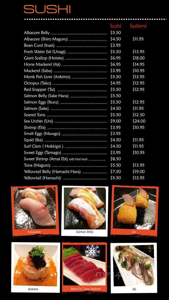 Achita Sushi - Santa Clarita, CA menu_pic