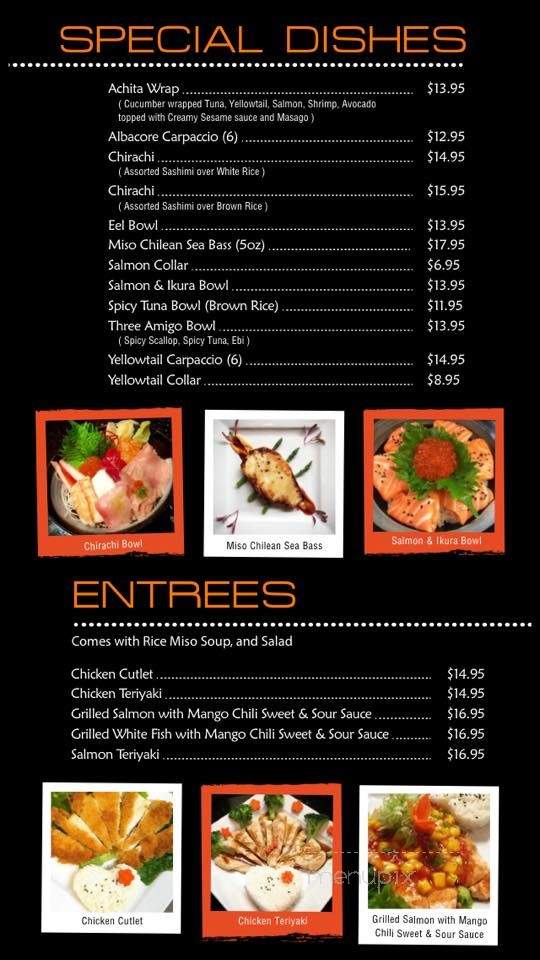 Achita Sushi - Santa Clarita, CA menu_pic