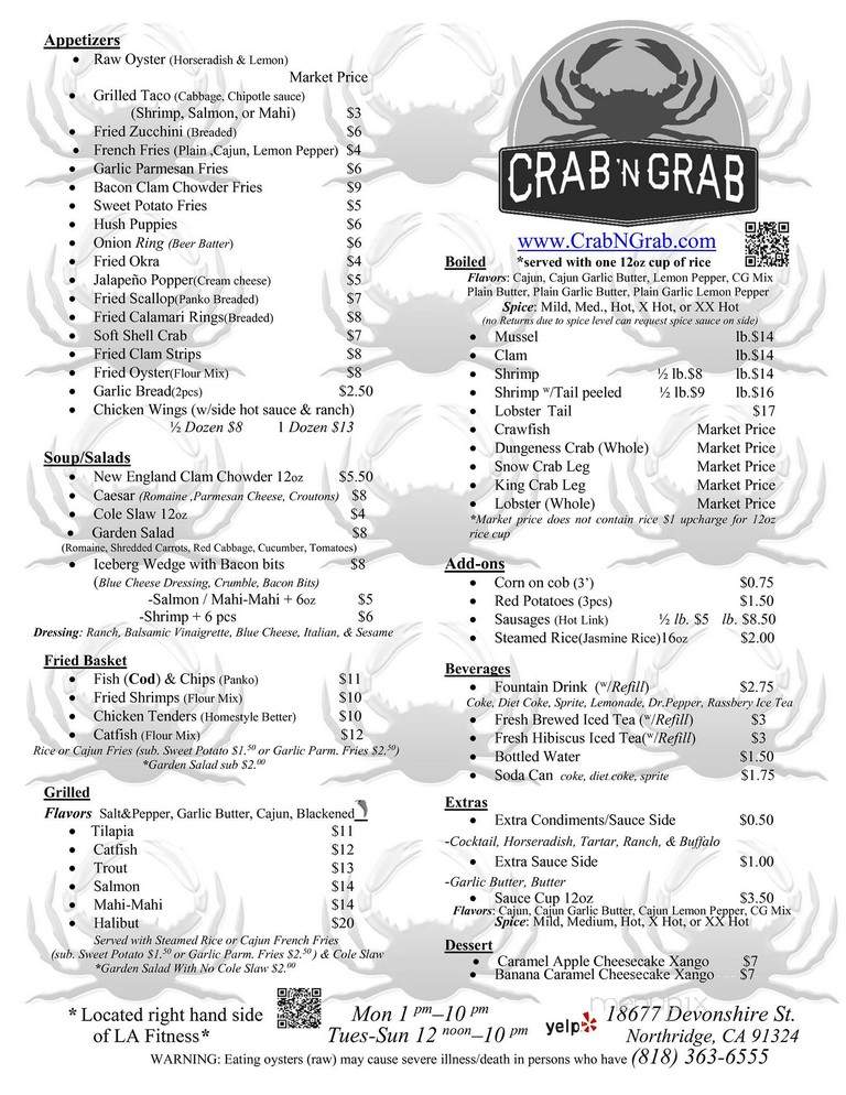 Crab N Grab - Northridge, CA