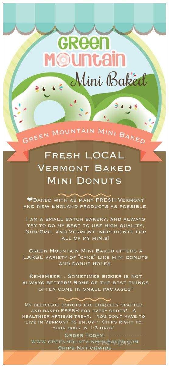 Green Mountain Mini Baked - Barre, VT