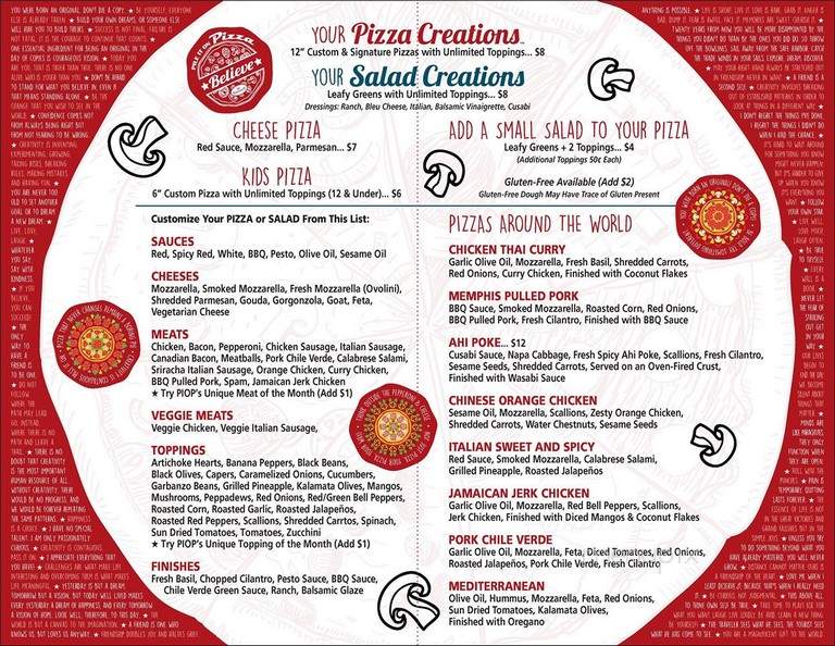 Pile It On Pizza - Huntington Beach, CA menu_pic