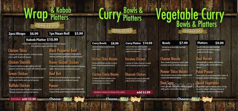 Tikka Wraps & Curry Bowls - Mission Viejo, CA menu_pic