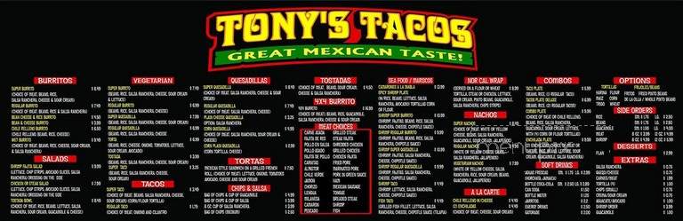 Tony's Tacos - Fremont, CA