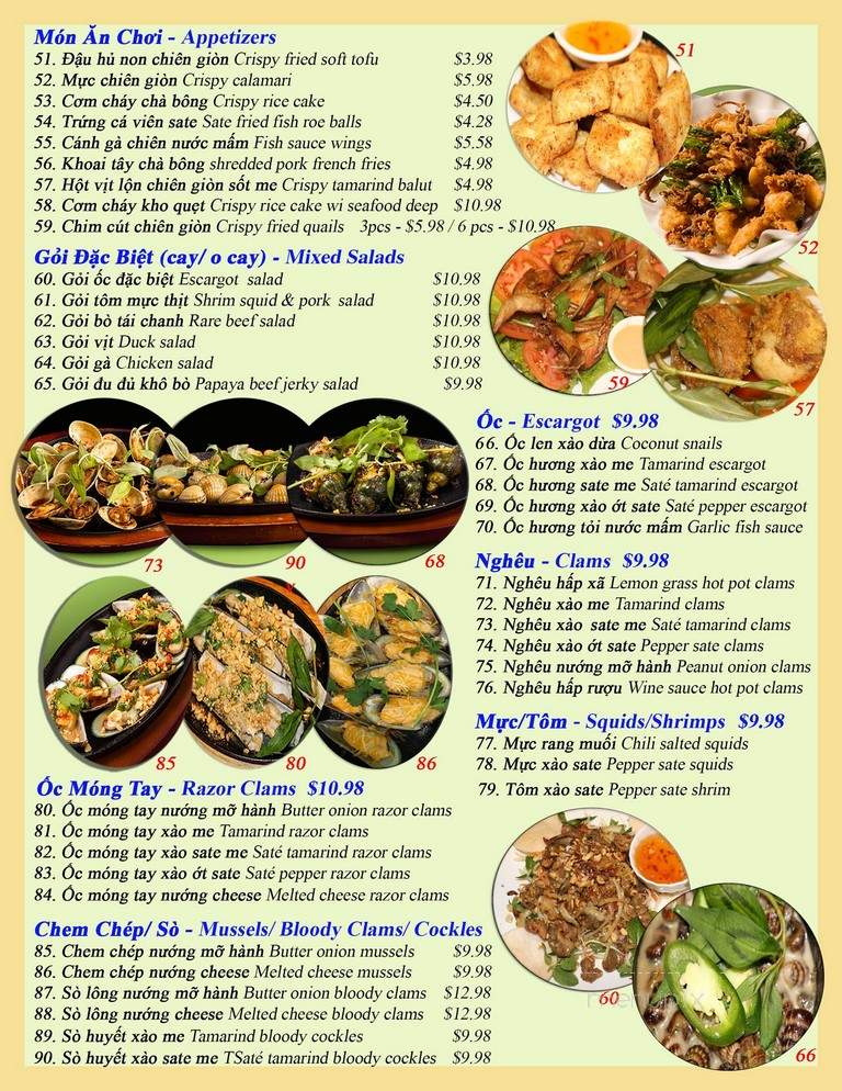 Seapot Lau Oc Hai San - San Jose, CA menu_pic
