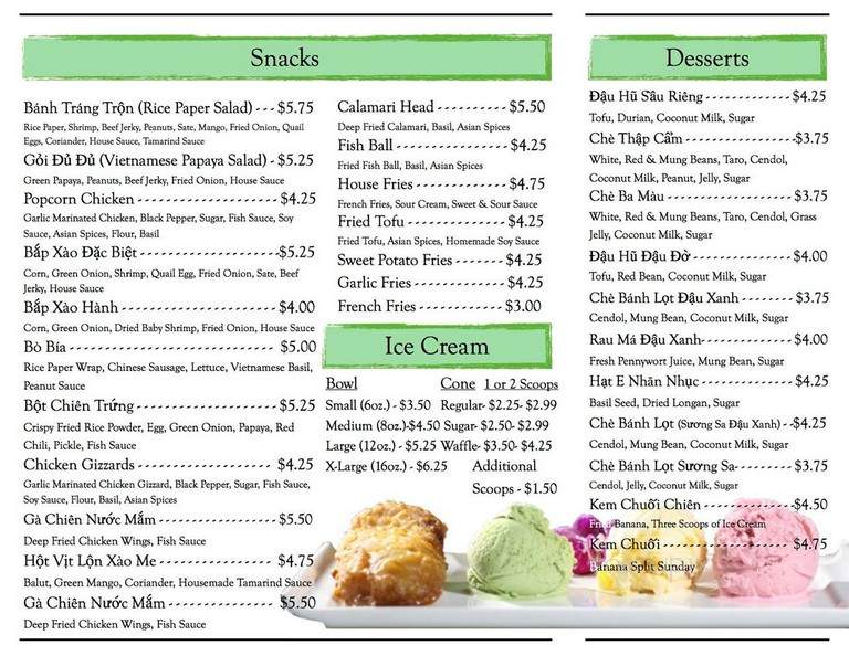 CoCo Cafe & Tea - San Jose, CA menu_pic