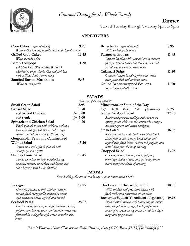 Creative Fresh Cafe & Catering - Sacramento, CA menu_pic