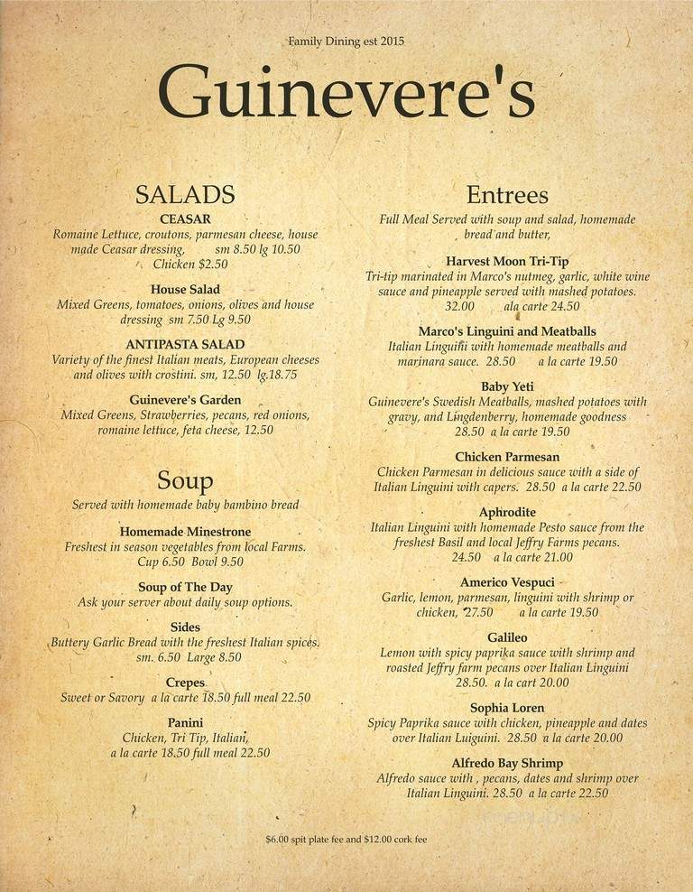 Guinevere's Caf'e & Bistro - Woodland, CA