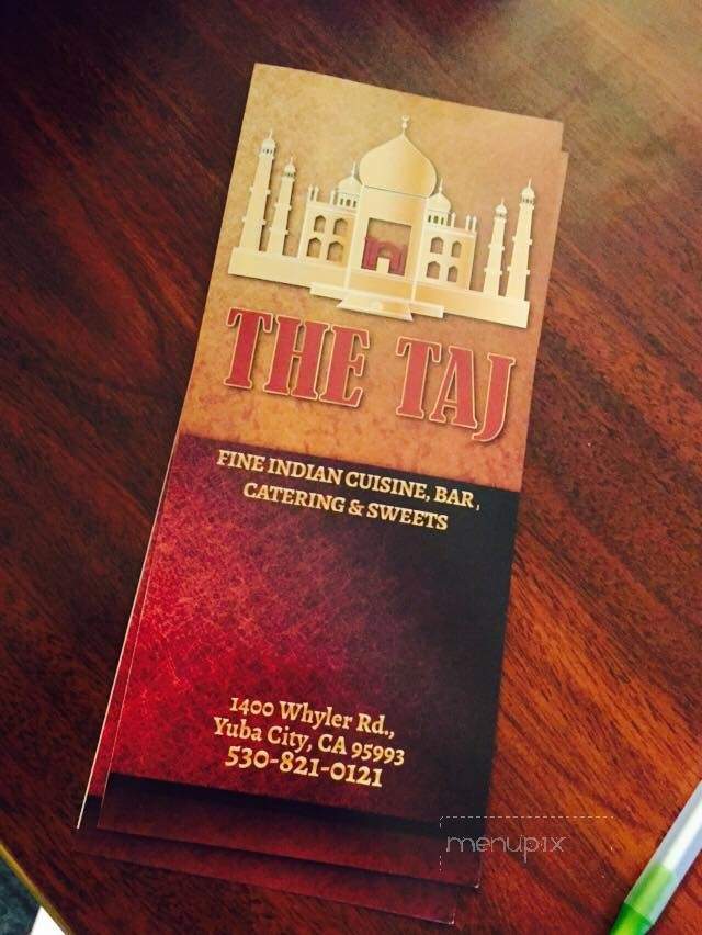 The Taj - Yuba City, CA menu_pic