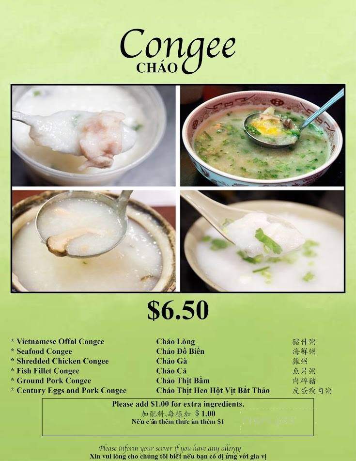 Quan Linh Asian Bistro - Portland, OR menu_pic