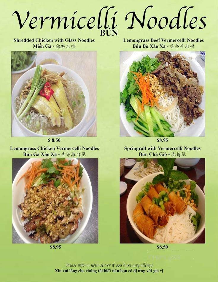 Quan Linh Asian Bistro - Portland, OR menu_pic