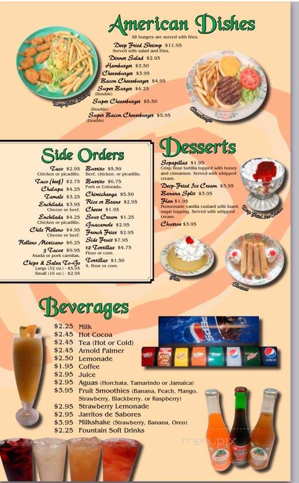 Don Miguel - Salem, OR menu_pic