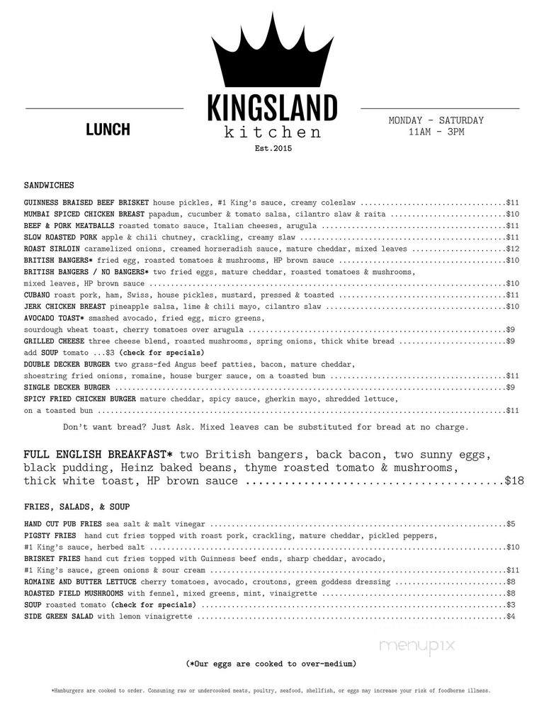 Kingsland Kitchen - Portland, OR