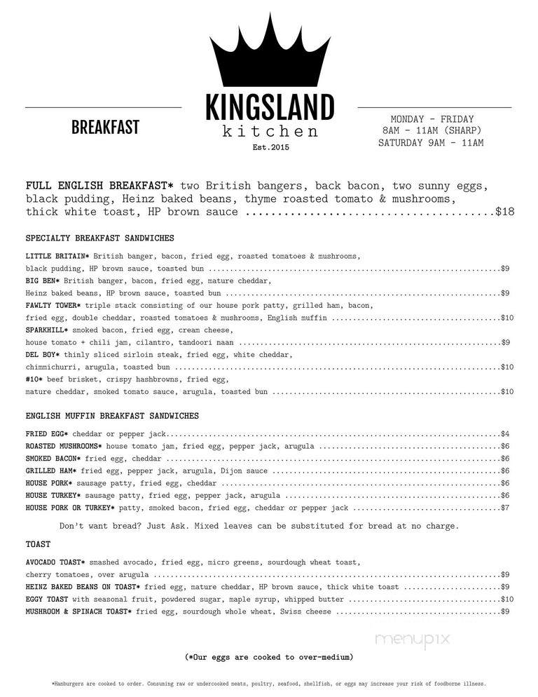 Kingsland Kitchen - Portland, OR