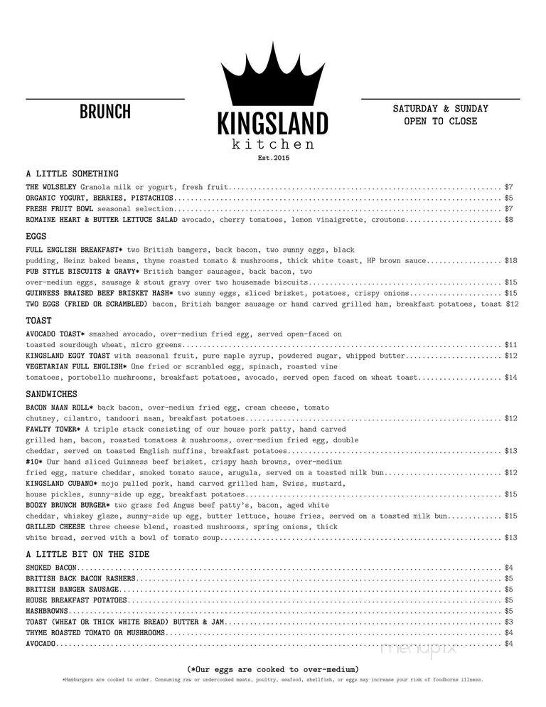 Kingsland Kitchen - Portland, OR