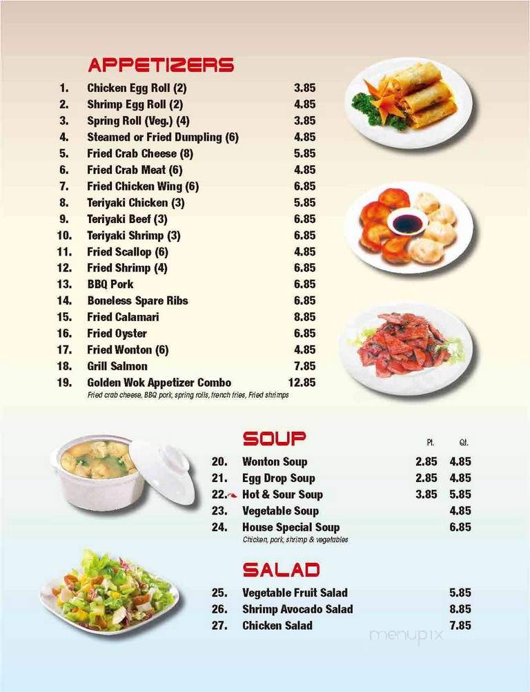 Golden Wok - Pasco, WA menu_pic