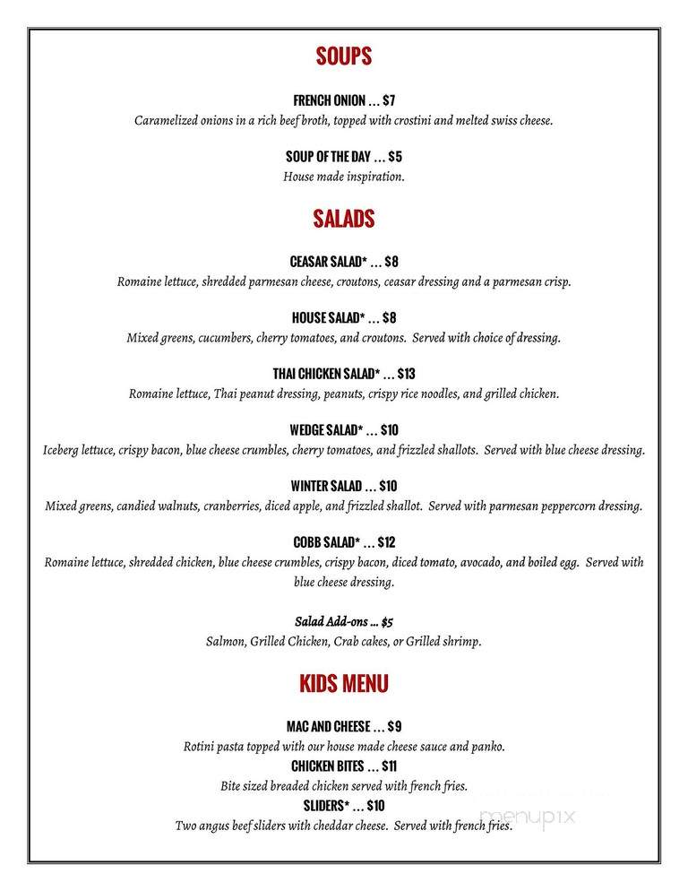 Double Eagle Restaurant - Fairbanks, AK menu_pic