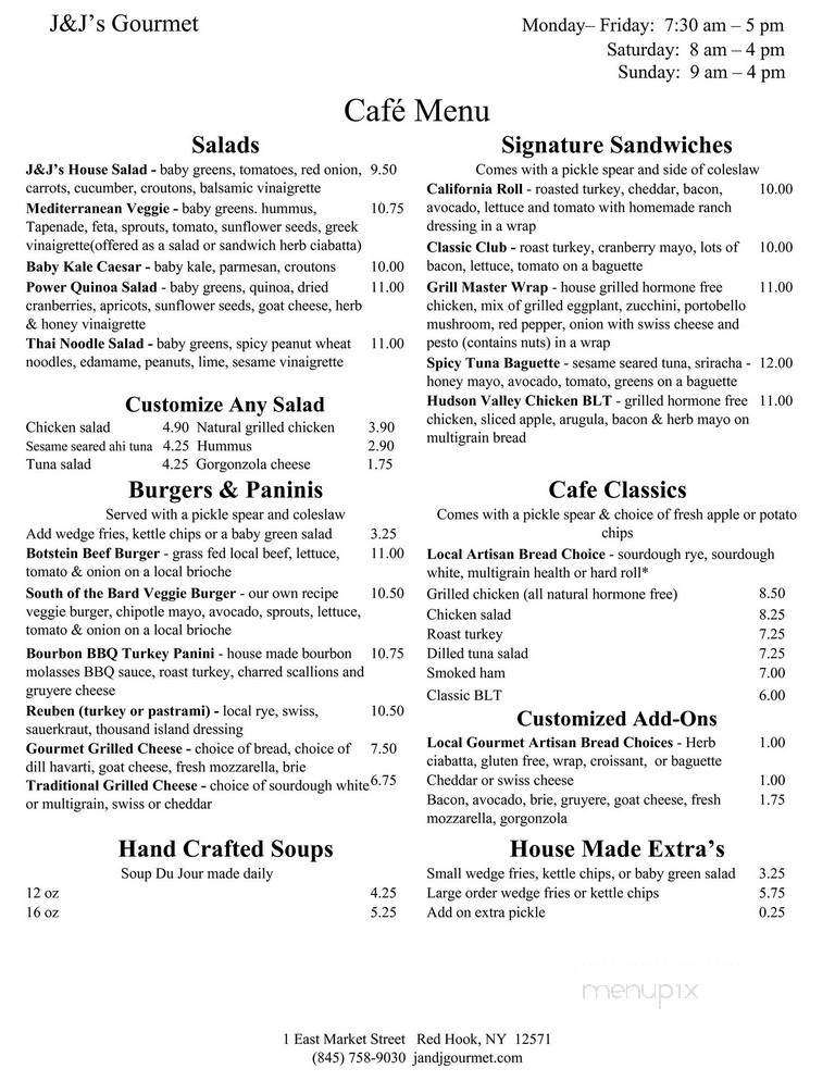 The Chef' s Table - Red Hook, NY menu_pic