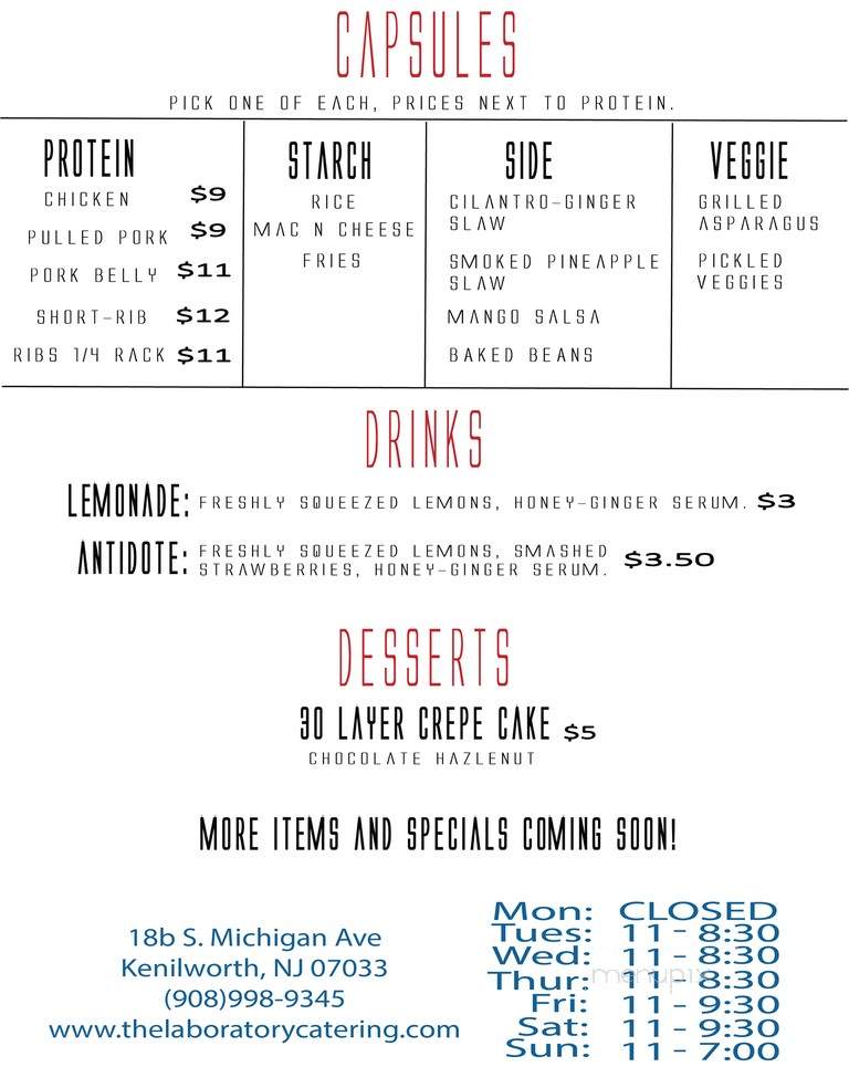 Urban Foodie Catering - Bayonne, NJ menu_pic