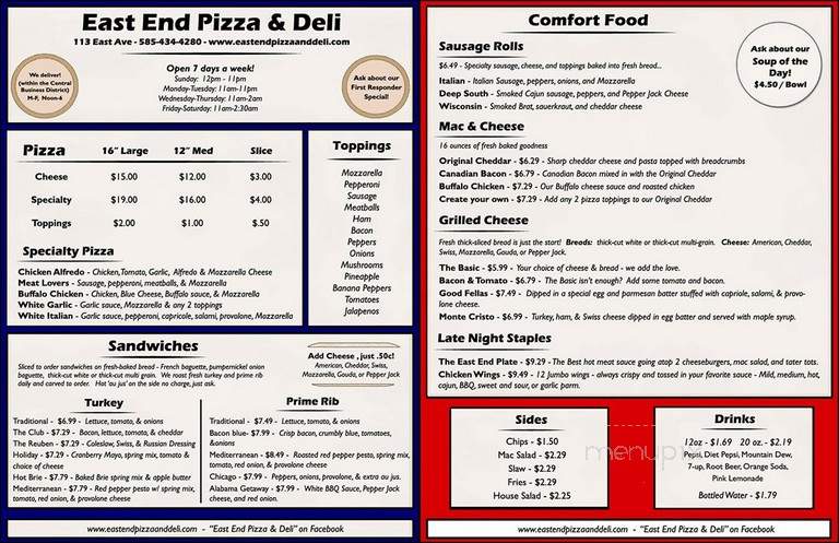 East End Pizza & Deli - Rochester, NY